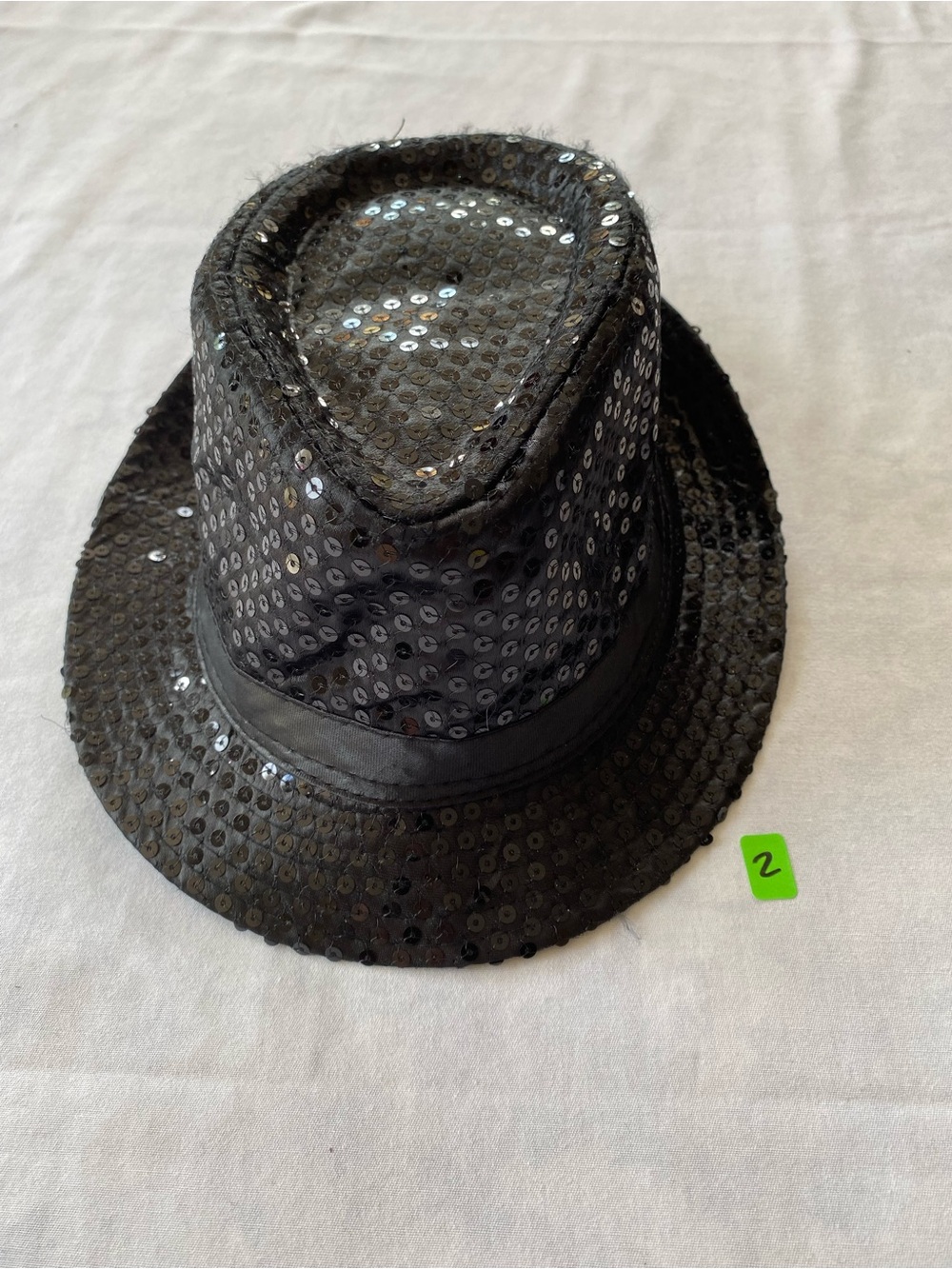 NWT Hyde and Eek Sequined Fedora Black Hat Adult